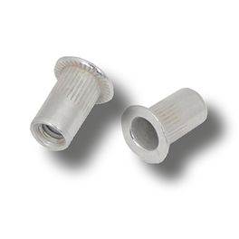 Flat Head Aluminium Round Knurled Body Blind Rivet Nut