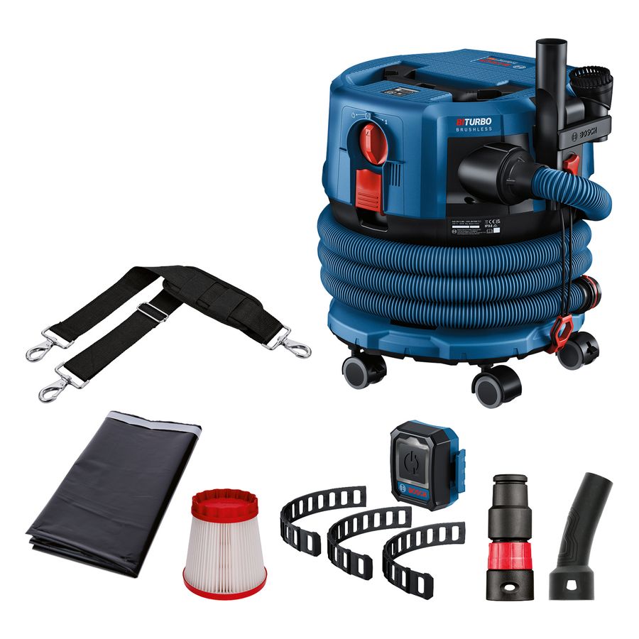 Bosch Battery Vacuum Cleaner GAS 18V-12 MC With 3 Metre Hose