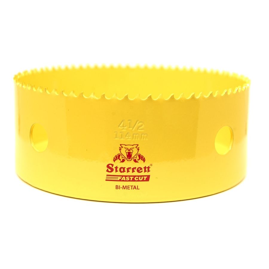 Starrett Fast Cut Bi-Metal Holesaw 114mm